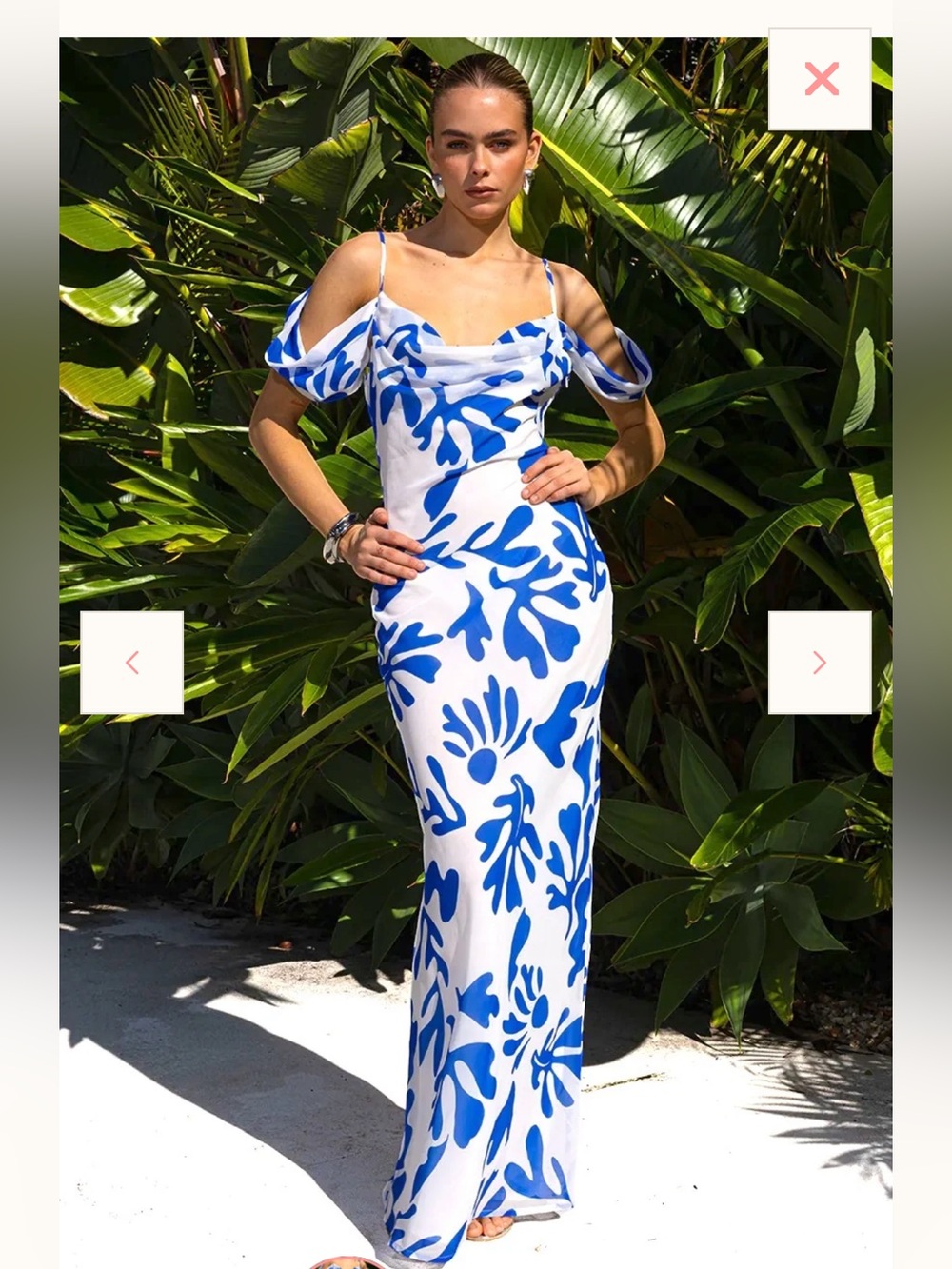 Seven Wonders Blue Botanica Maxi Dress